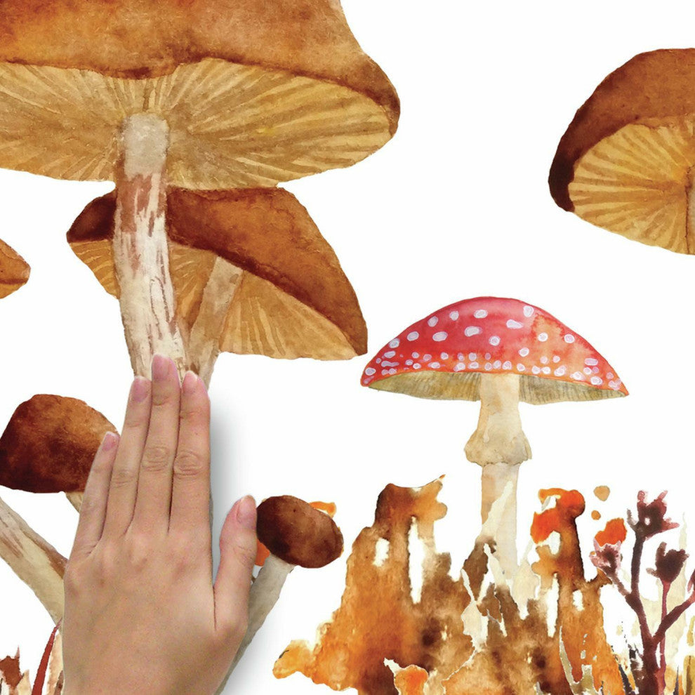 Mushroom Giant Peel And Stick Wall Decals