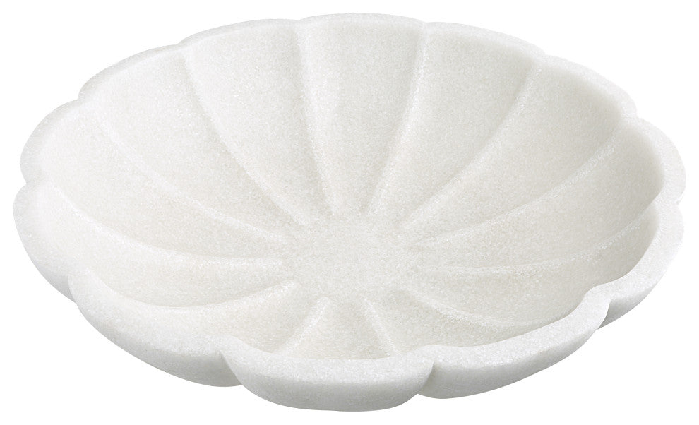 Uttermost Petal 17x4" Ivory Ricestone Bowl