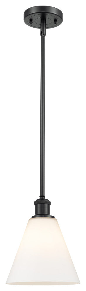 Innovations Lighting 516-1S-BK-GBC-81 Ballston Cone 1 Light 8" Mini Pendant