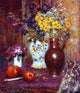 Georges Lemmen Flowers and Apples, 20"x25" Wall Decal Print