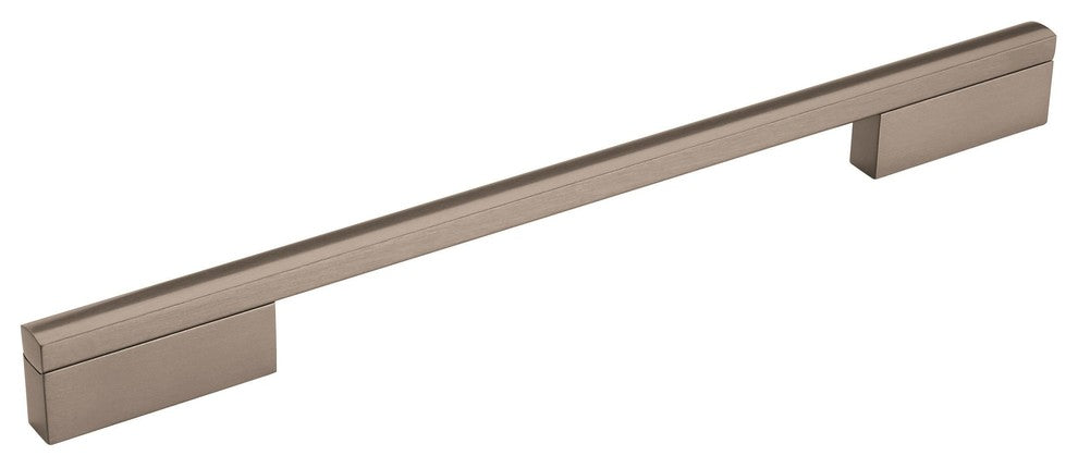 Separa 10-1/16" Center-to-Center Black Brushed Nickel Cabinet Pull