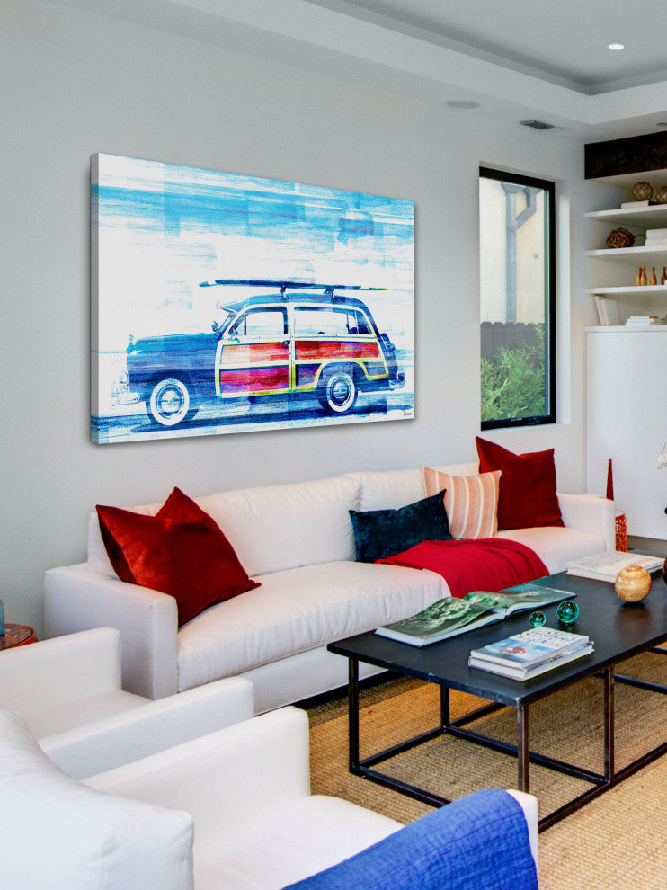 "Surf Day" Fine Art Canvas Print, 45"x30"