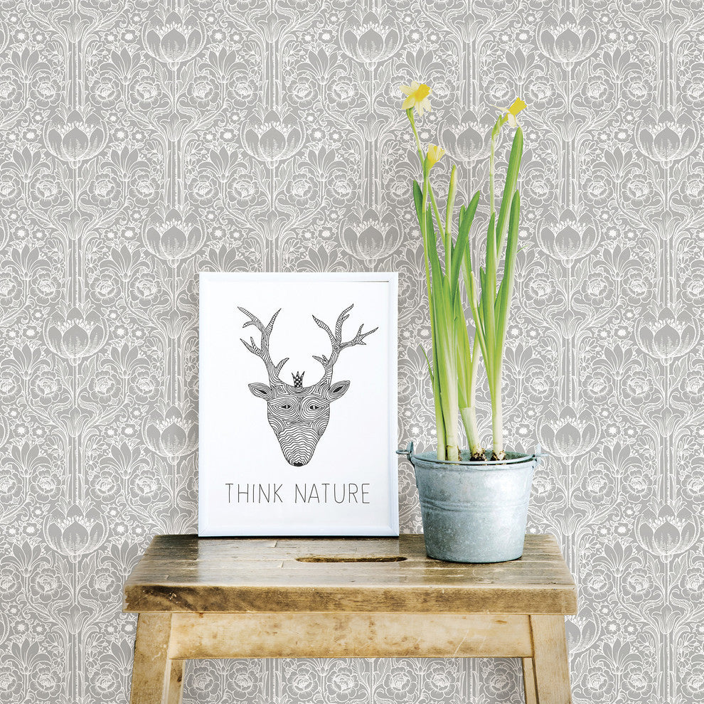 Jurou Blue Grasscloth Wallpaper Bolt