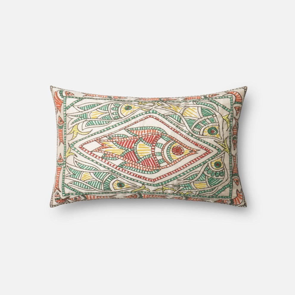 Loloi Inc. Pillow, Multi, 13"x21", Down Insert