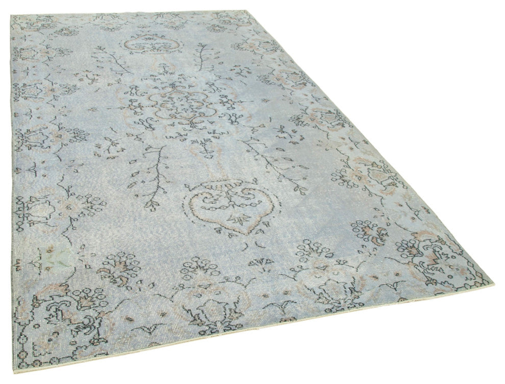 Rug N Carpet - Hand-knotted Anatolian 5' 5" x 9' 3" Rustic Overdyed Area Rug