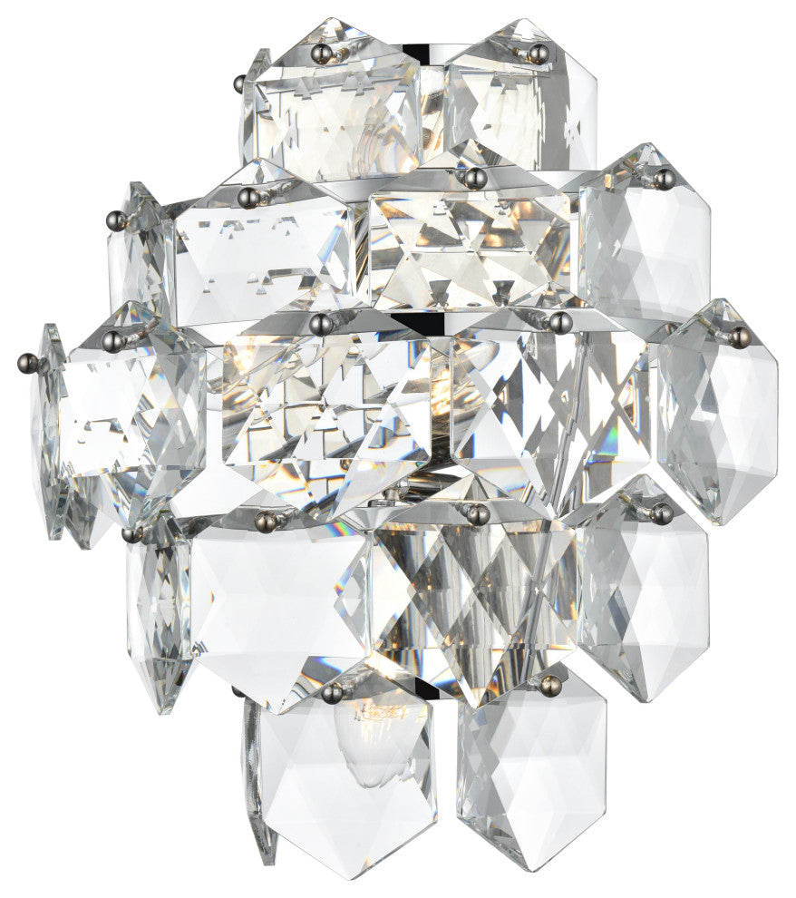 Home Living 14" Wall Sconce, Chrome