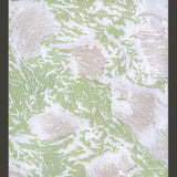 Wallpaper Green Shell Embossed Textured Vinyl |