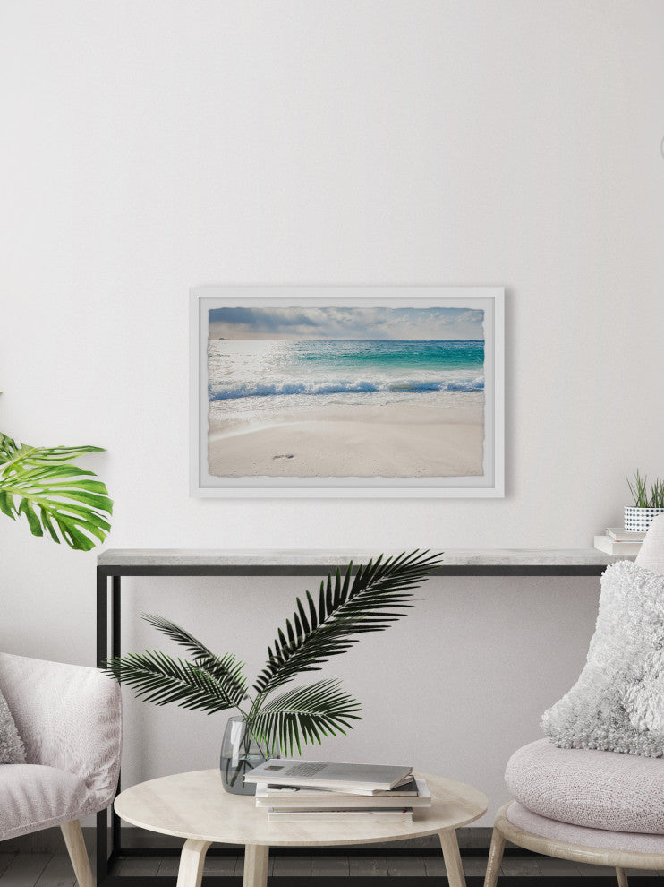 "Today's a Beach Day" Framed Painting Print, 18x12