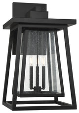 Savoy House Denver 3-Light Outdoor Wall Lantern 5-2023-BK, Matte Black