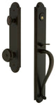 Arc 1-Piece Dummy Handleset, S Grip and Bouton Knob, Timeless Bronze, 848458