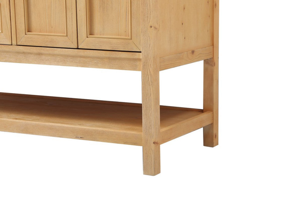 Home Living 22" Transitional Natural Wood-Light Bathroom Vanity