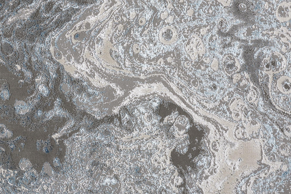 Weave & Wander Aurelian Silver/Blue 2'10"x7'10" Runner