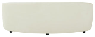 TOV Furniture Cannellini Cream Velvet Sofa