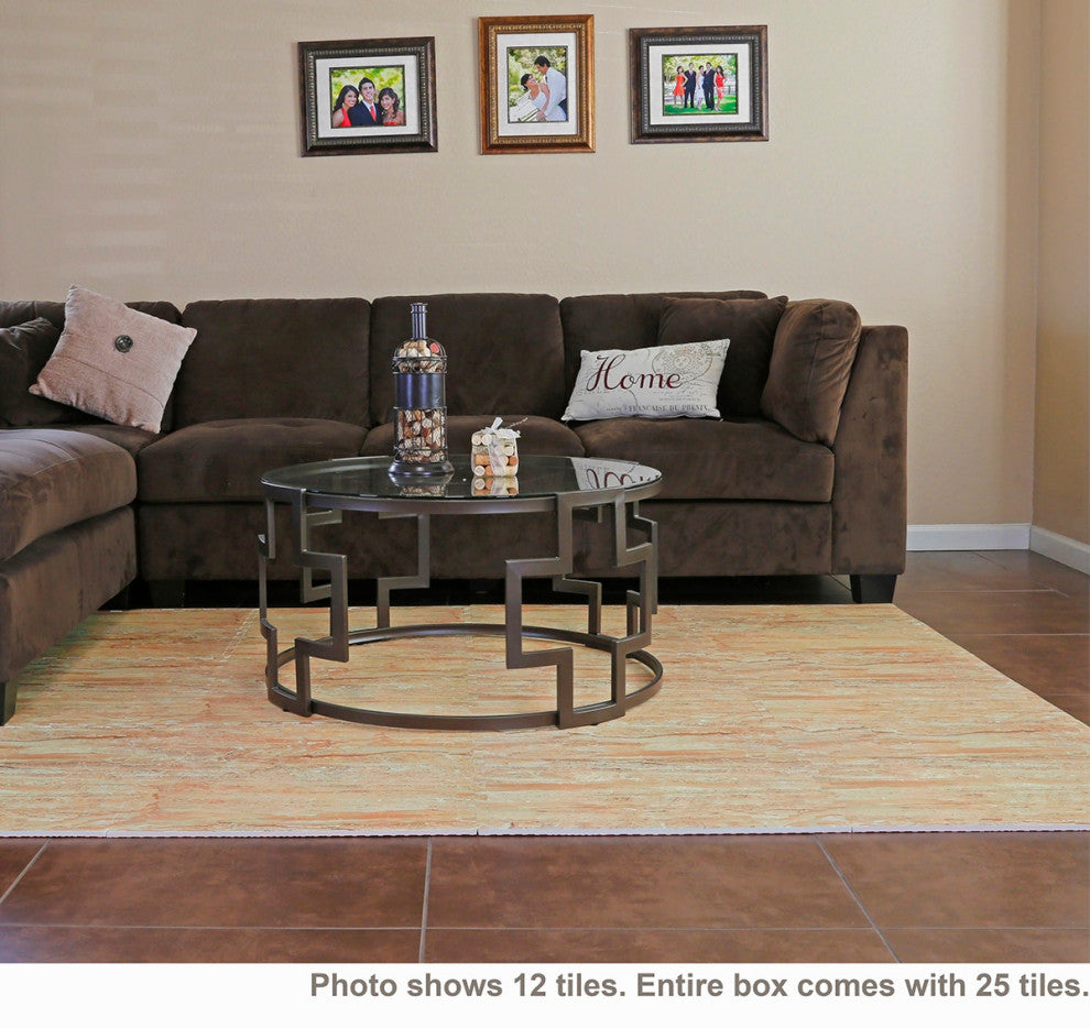 100 Square Foot EVA Granite Print Foam Interlocking Mat