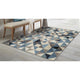 KAS Heritage 9365 Blue/Gray Scope Area Rug, 5'3"x7'8"