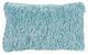 Mina Victory TL048 Throw Pillow, Aqua, 14" x 24"