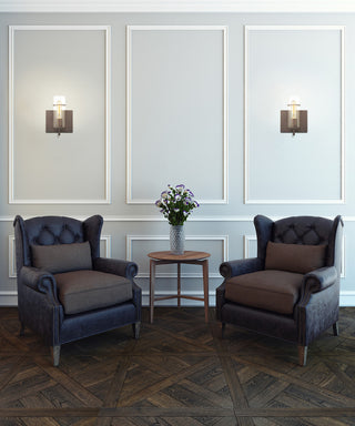 1 Light Contemporary Sconce, Bronze