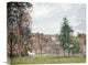 "Landscape With a White Horse" Canvas Giclee by Camille Pissarro, 16"x13"