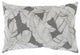 Surya Musa USA-002 16"x16" Pillow Cover, Medium Gray/White