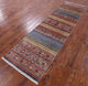 2' 9" X 9' 9" Runner Handmade Super Kazak Rug Q10051