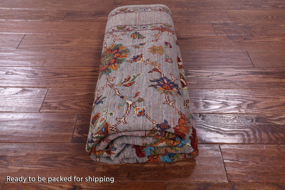 Persian Tabriz Hand Knotted Wool Rug 4' 11" X 6' 8" - Q12197
