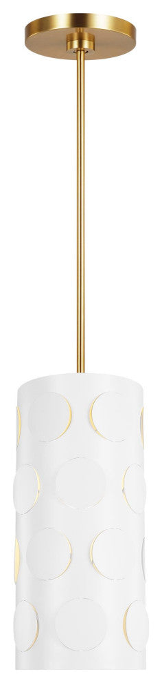 Dottie Small Pendant, Burnished Brass
