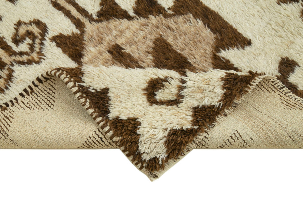 Rug N Carpet - Handmade Turkish 3' 5" x 10' 2" Unique Runner Rug