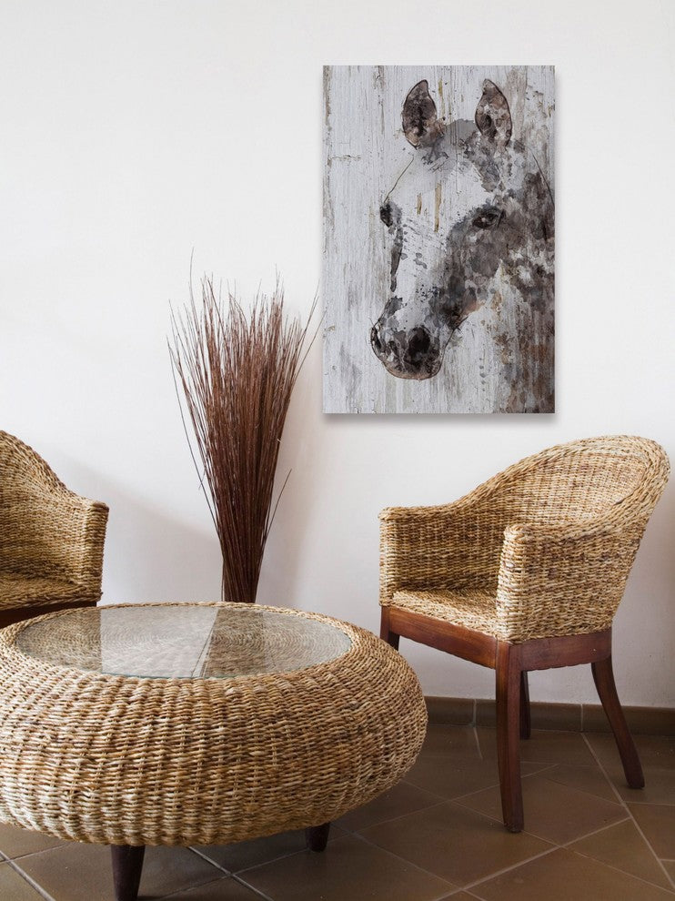 "Jack Horse" by Irena Orlov Painting Print Wrapped Canvas, 24x36