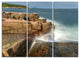 "Acadia National Park Coast" Oversized Beach Metal Wall Art, 3 Panels, 36"x28"
