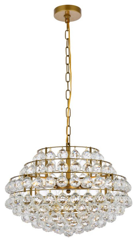 Seren 20" Pendant, Brass