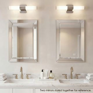 Antique Beveled Rectangle Wall Mirror, 1" Beveled Center 24"x36" Bathroom Mirror