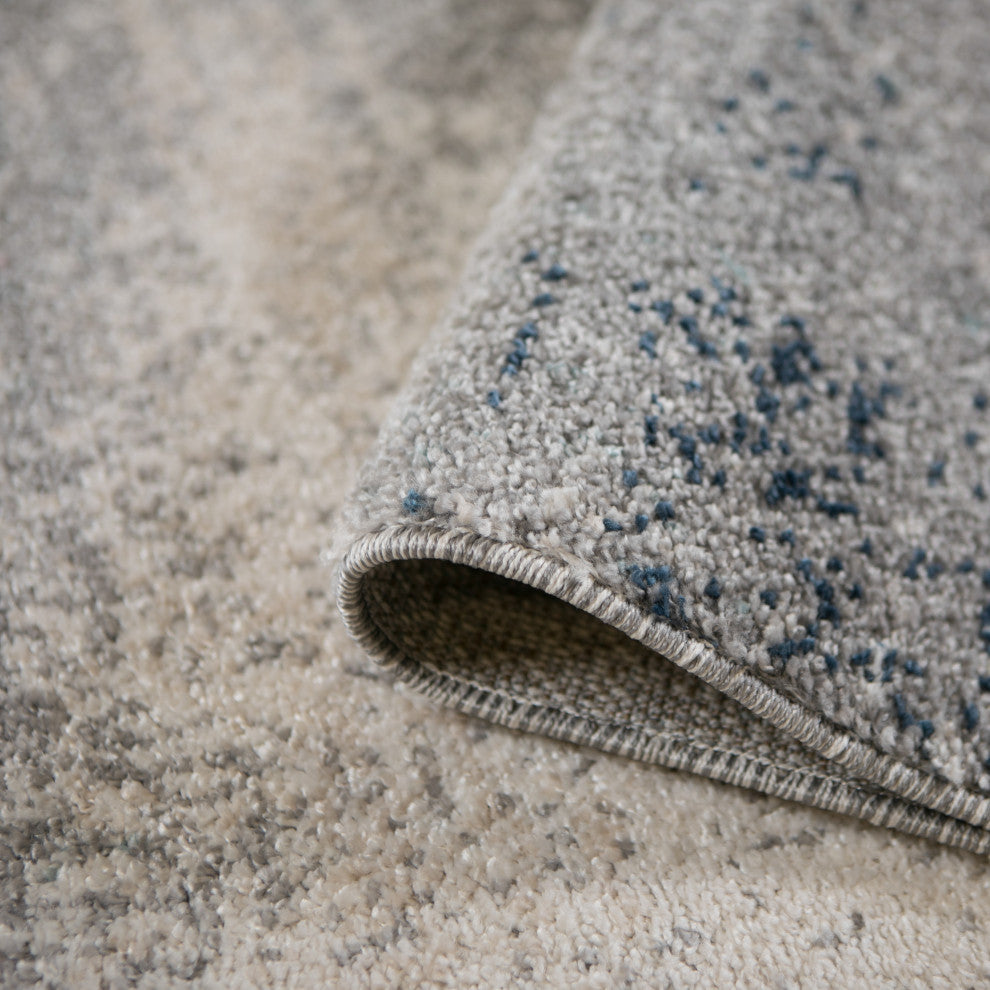 Yasmin Bern Area Rug, Blue, 3'11" x 5'11", Abstract