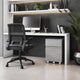 Techni Mobili Rolling 2-Drawer Vertical Filing Cabinet, Gray