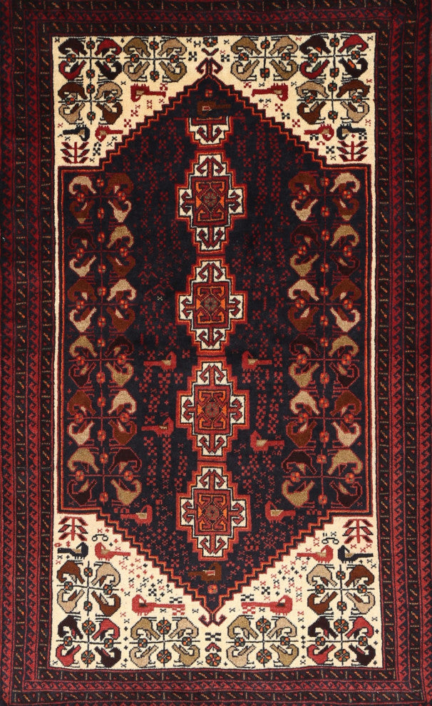 Ahgly Company Indoor Rectangle Traditional Area Rugs, 7' x 9'