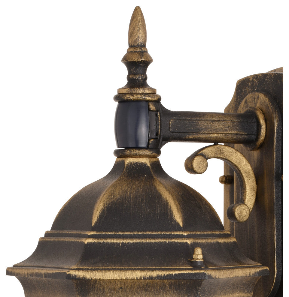 Newark 8" Outdoor Motion Sensor Wall Light Weathered Bronze