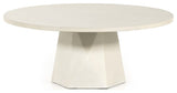 Bowman Outdoor Coffee Table-White Cncrt