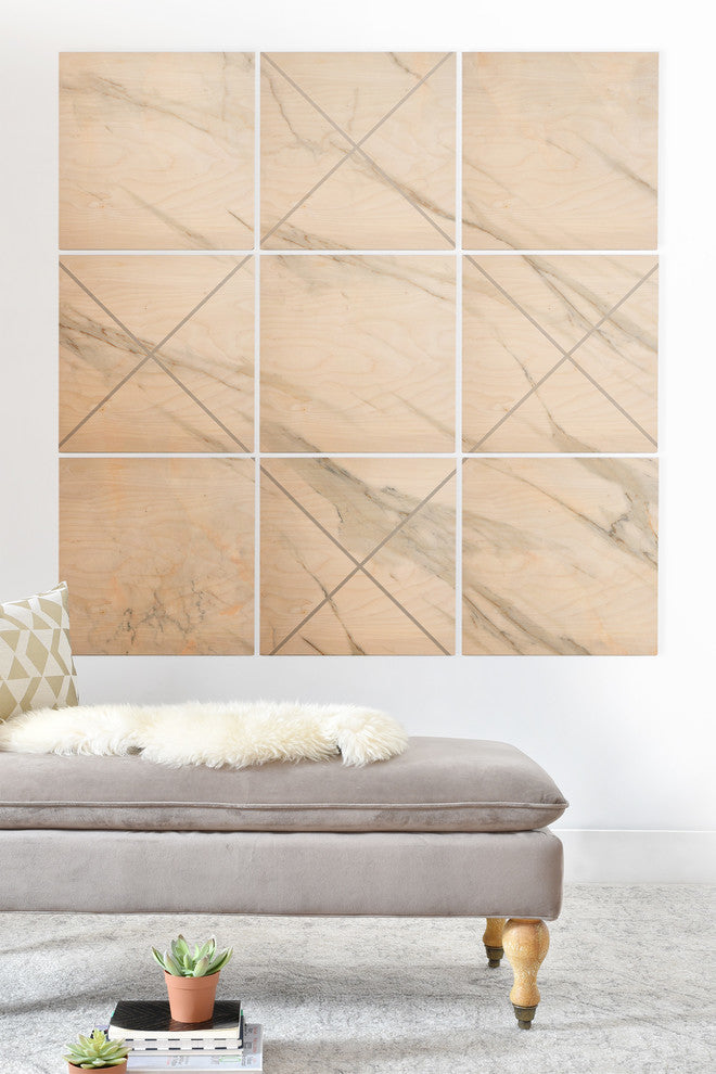 Deny Designs Iveta Abolina Alaskan Gelato II Wood Wall Mural, 4'x4'