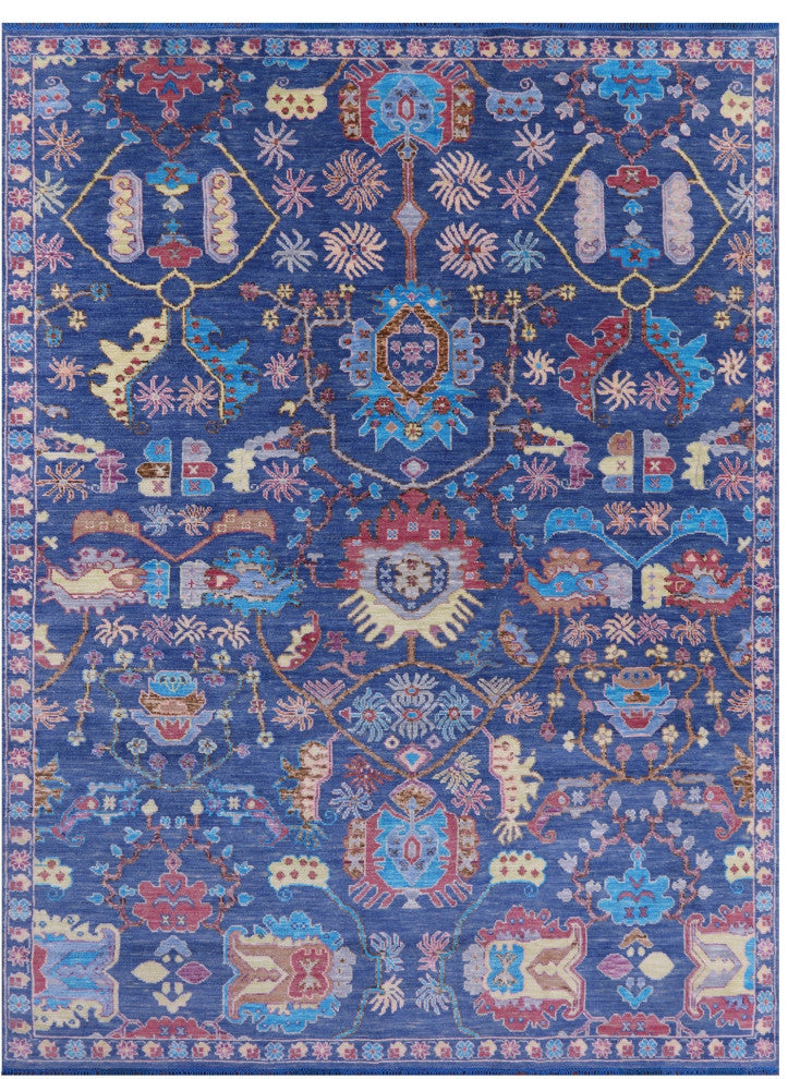 9' 1" X 12' 0" Handmade Persian Fine Serapi Wool Rug - Q15842