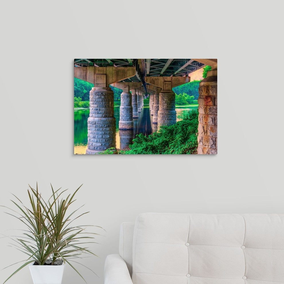 "Hidden Stonecraft" Wrapped Canvas Art Print, 24"x16"x1.5"