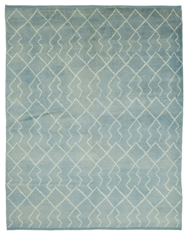 Rug N Carpet - Handmade Decorative 7' 9'' x 9' 7'' Moroccan Area Rug