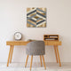 "Geometric Inlay II" Gallery-Wrapped Canvas Wall Art, 16"x16"