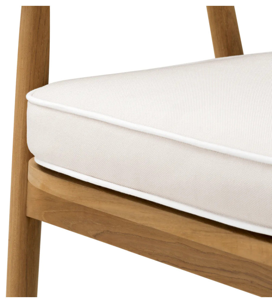 Natural Teak Outdoor Dining Chair, Eichholtz Beale