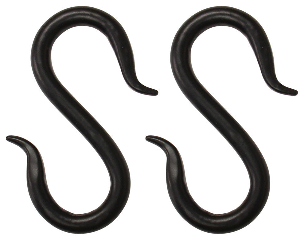 Vintage Iron S-Hook - SH-IR01 from RCH Hardware, Set of 2