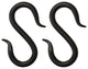 Vintage Iron S-Hook - SH-IR01 from RCH Hardware, Set of 2