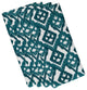 Hipster, Geometric Print Napkin, Teal, Set of 4