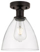 Innovations 616-1F-OB-GBD-752 1 Light Semi-Flush Mount, Oil Rubbed Bronze