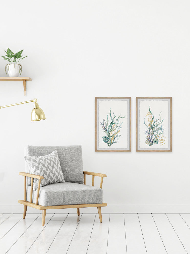 Underwater Garden Diptych, 2-Piece Set, 16x24 Panels