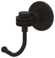 Continental Robe Hook With Dotted Accents, Oil Rubbed Bronze
