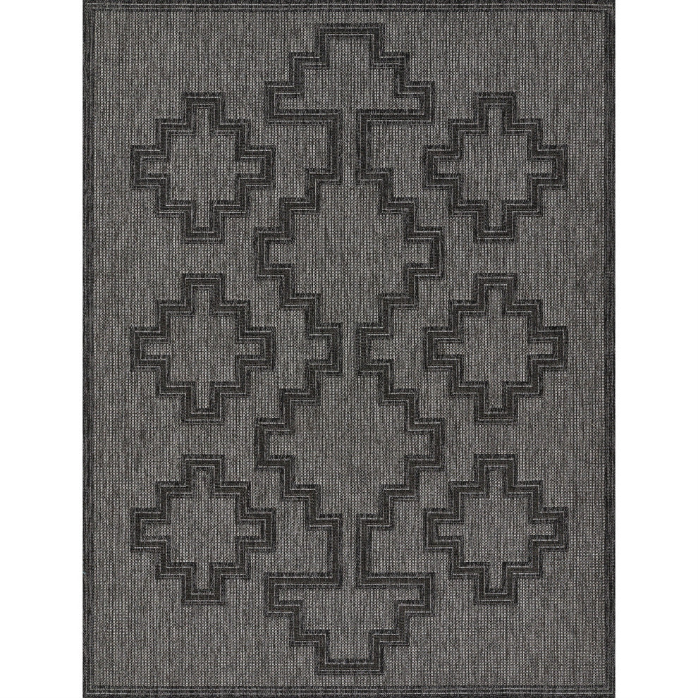 Momeni Hampton HAM-9 Rug, Charcoal, 5'3"x7'