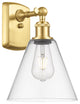 Innovations 516-1W-SG-GBC-82 1-Light Sconce, Satin Gold